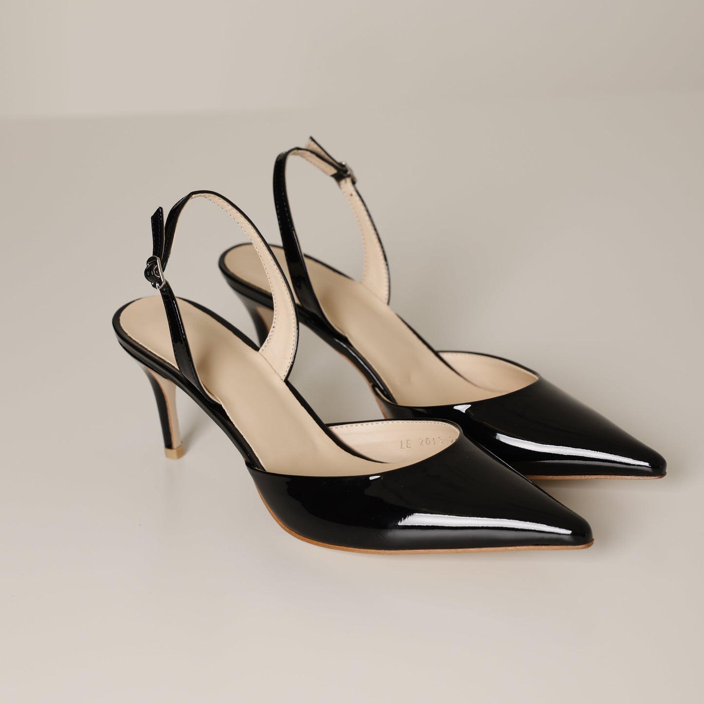 Black Pointed Toe Slingback
