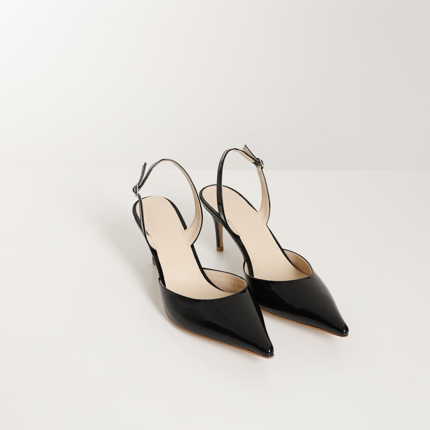 Black Pointed Toe Slingback
