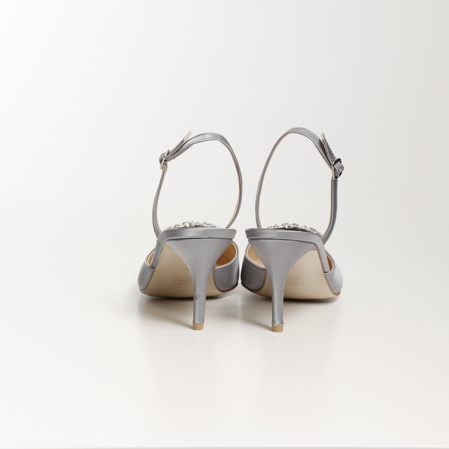 Silver Dreamy Jewel Slingback