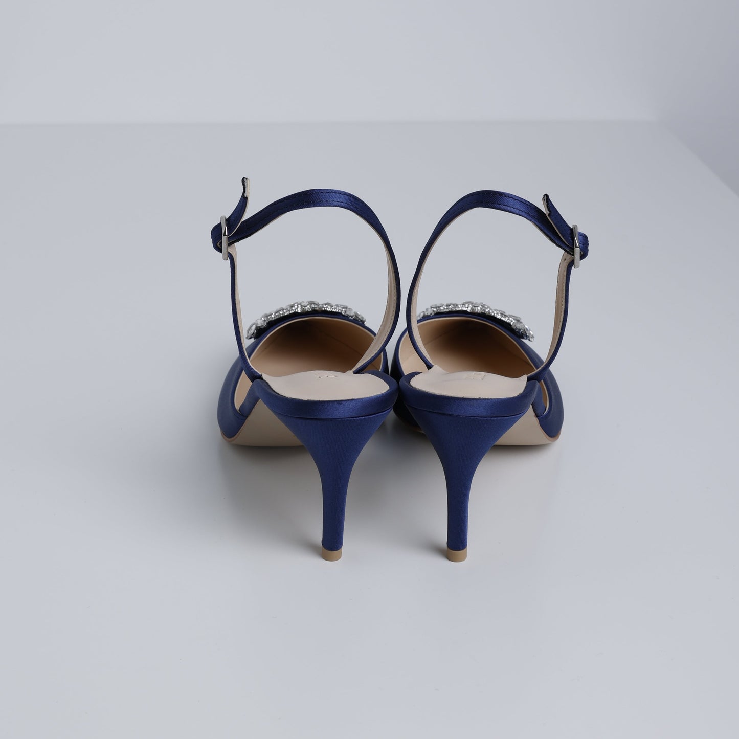 Navy Dreamy Jewel Slingback
