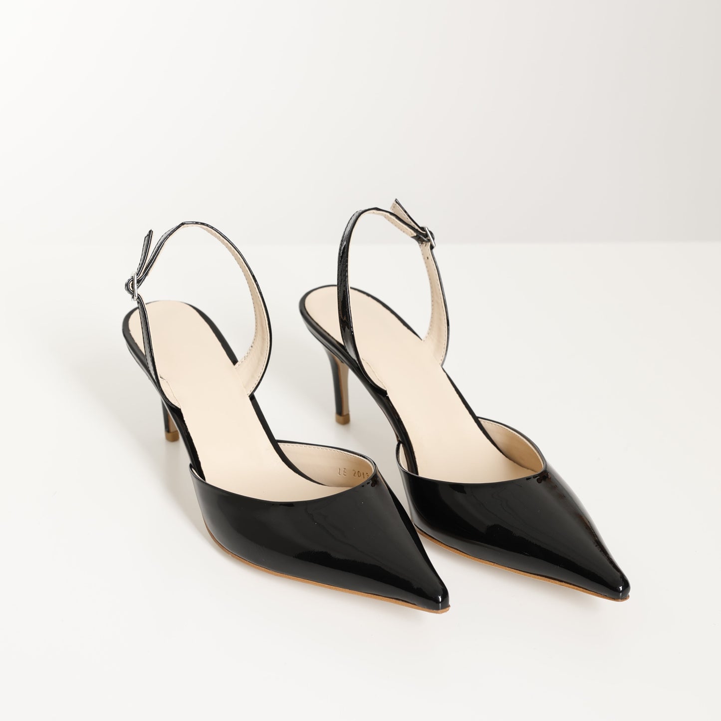 Black Pointed Toe Slingback