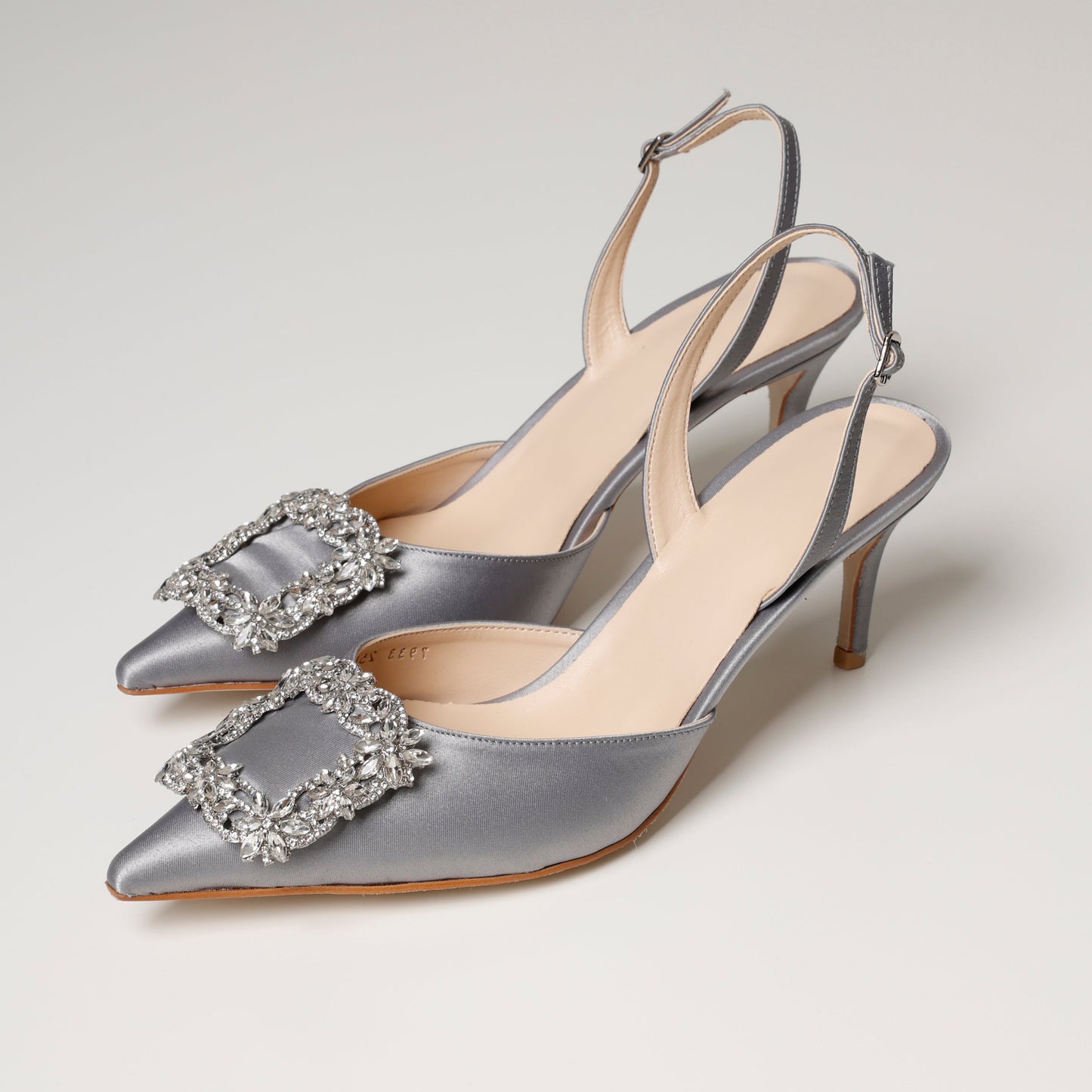 Silver Dreamy Jewel Slingback