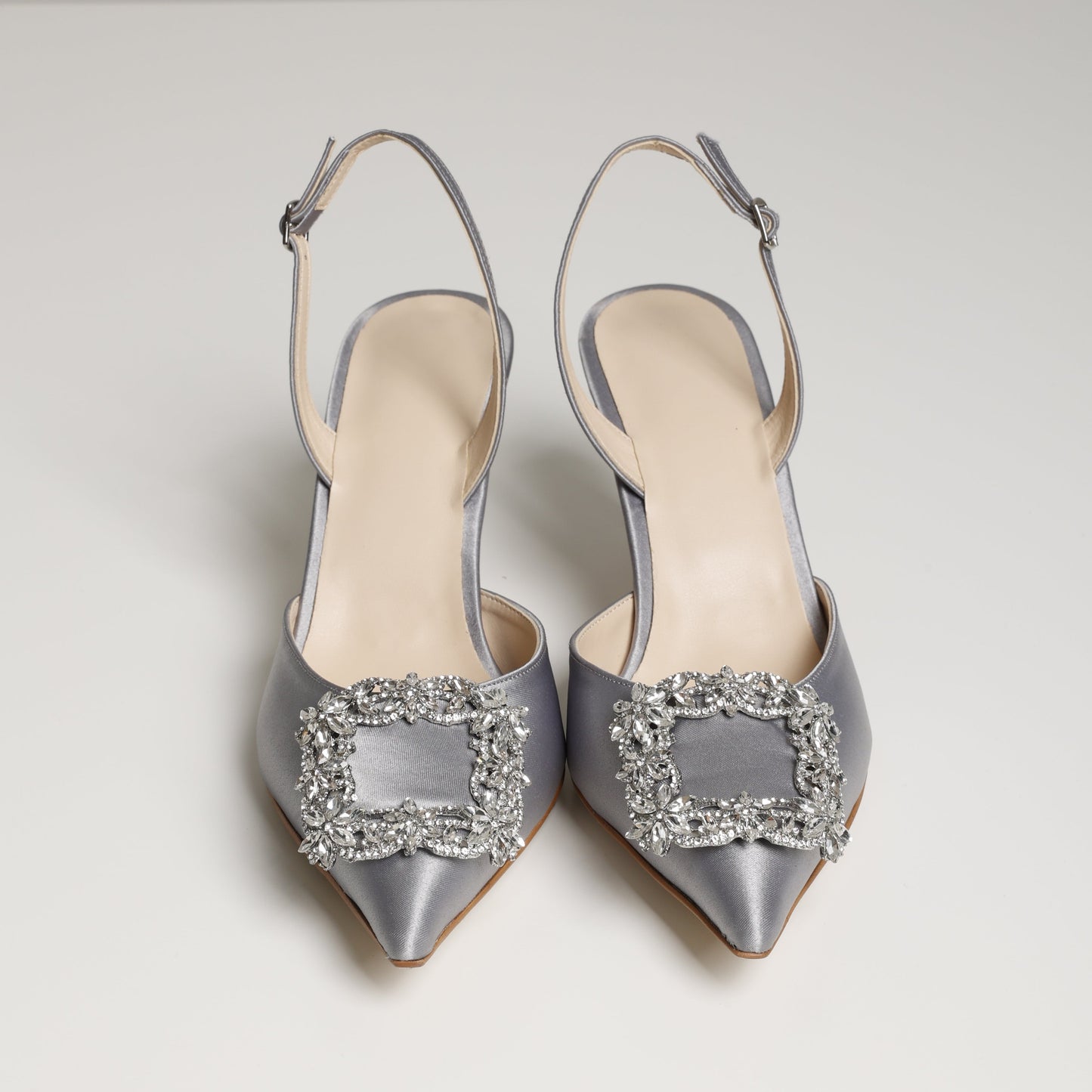 Silver Dreamy Jewel Slingback