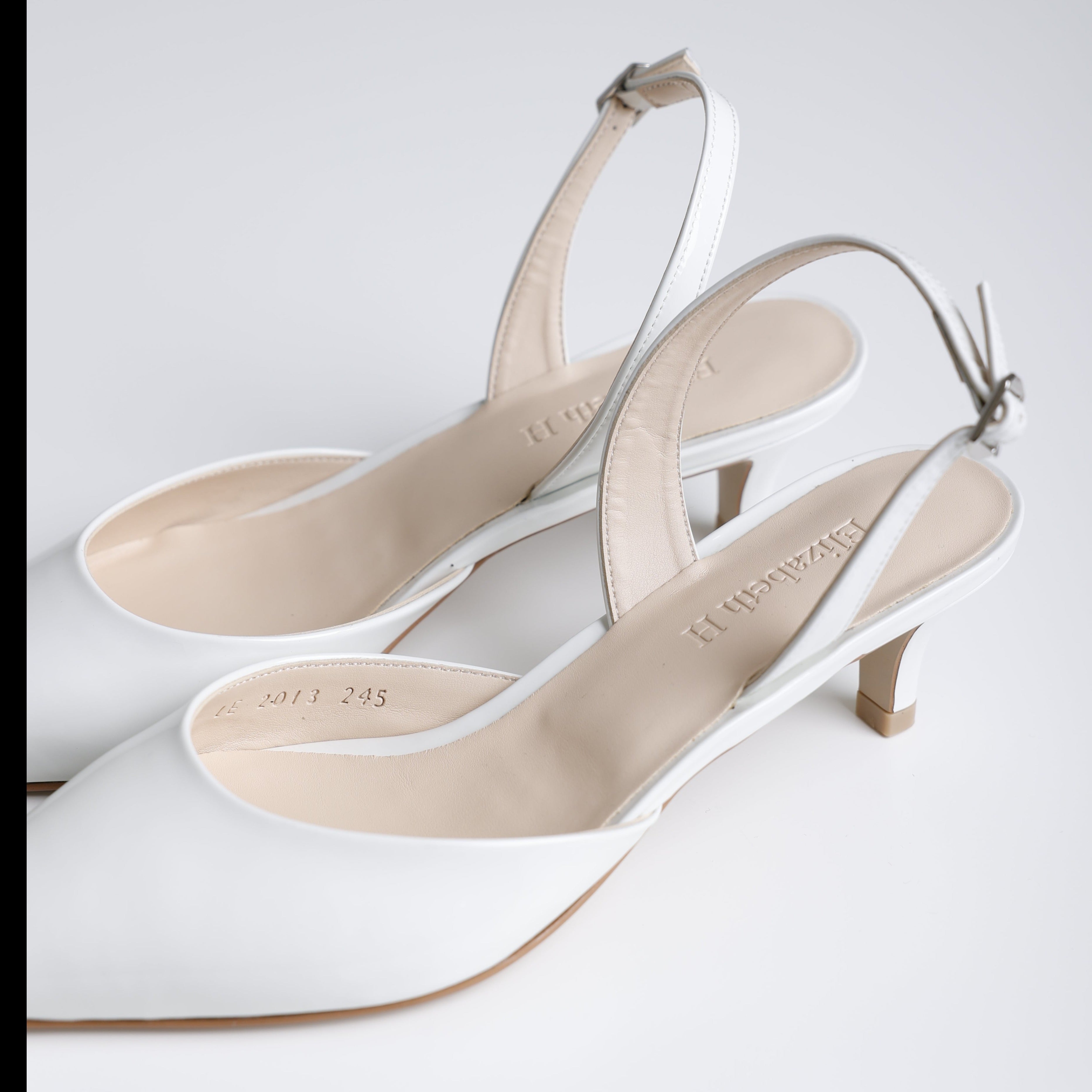 White slingbacks cheap