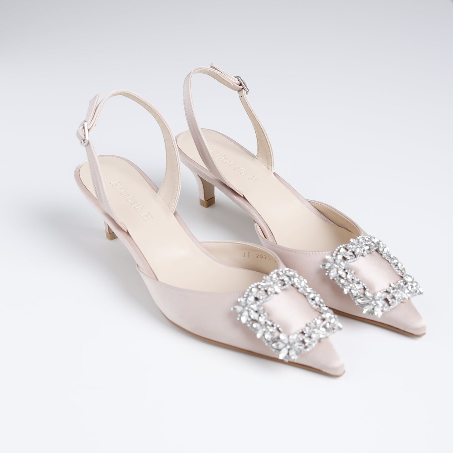 Light Natural Dreamy Jewel Slingback