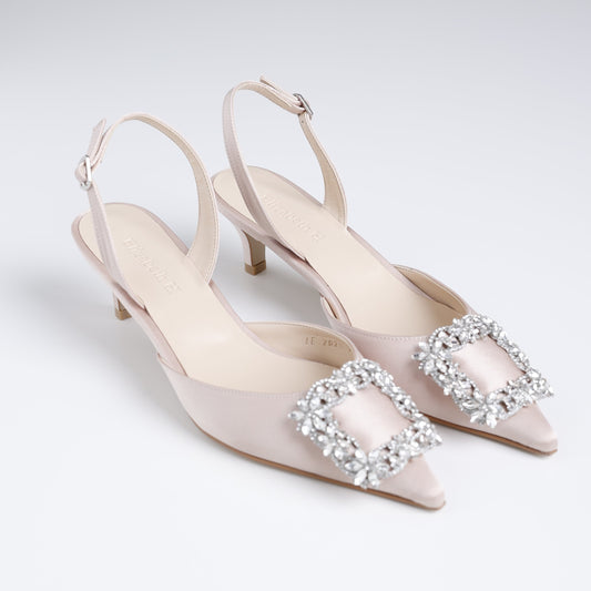 Light Natural Dreamy Jewel Slingback