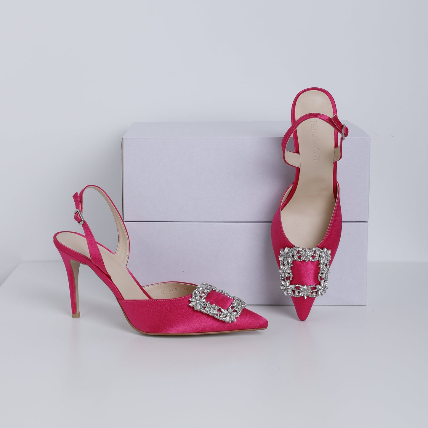 Hot Pink Dreamy Jewel Slingback