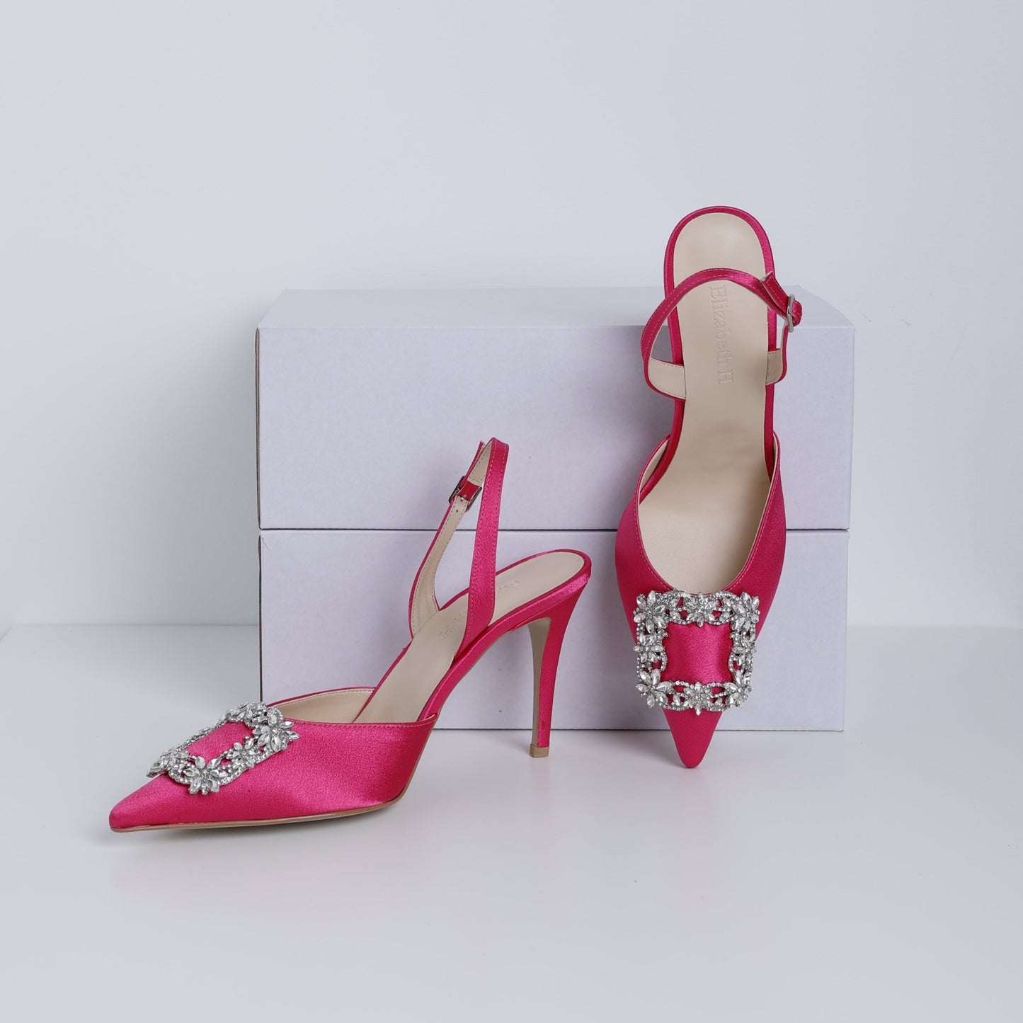 Hot Pink Dreamy Jewel Slingback