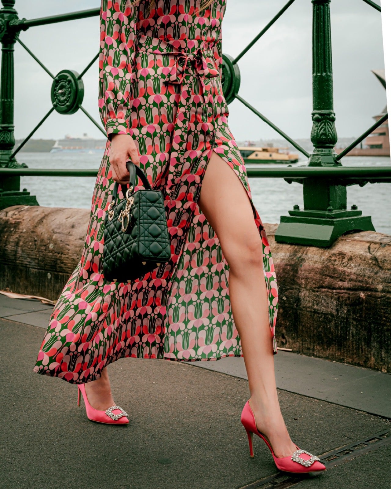 Hot Pink New Favorite Jewel Pump